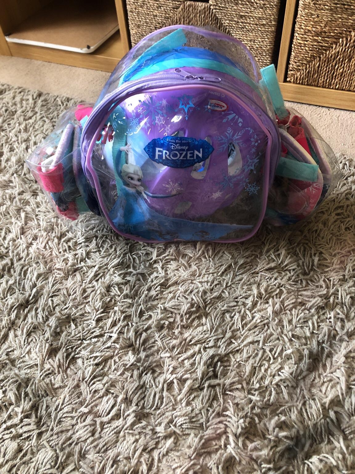 Frozen helmet, Elbow n knee pads kids in WS3 Walsall for £6.00 for sale