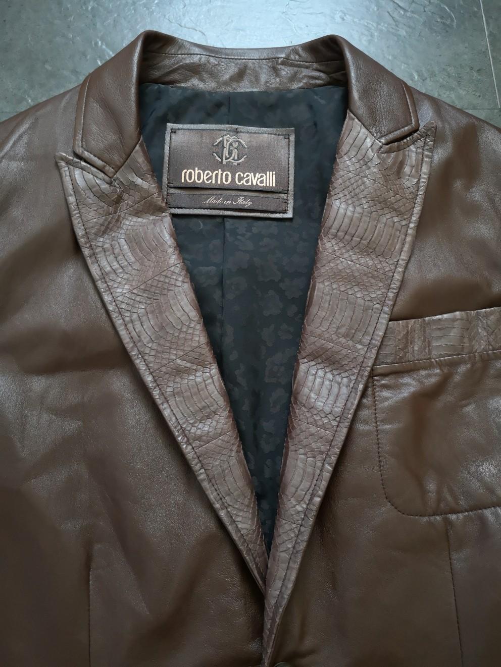 Original Roberto Cavalli Herren Lederjacke in 8700 Leoben für € 105,00