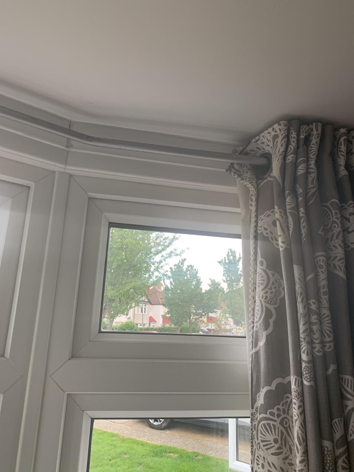 30 Beautiful Bay Window Curtain Pole 300cm