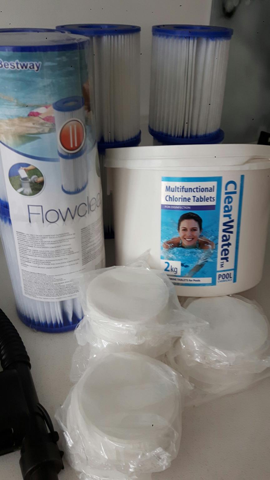 Filters and chlorine tablets for Lazy spa. in WV5 Staffordshire for £10