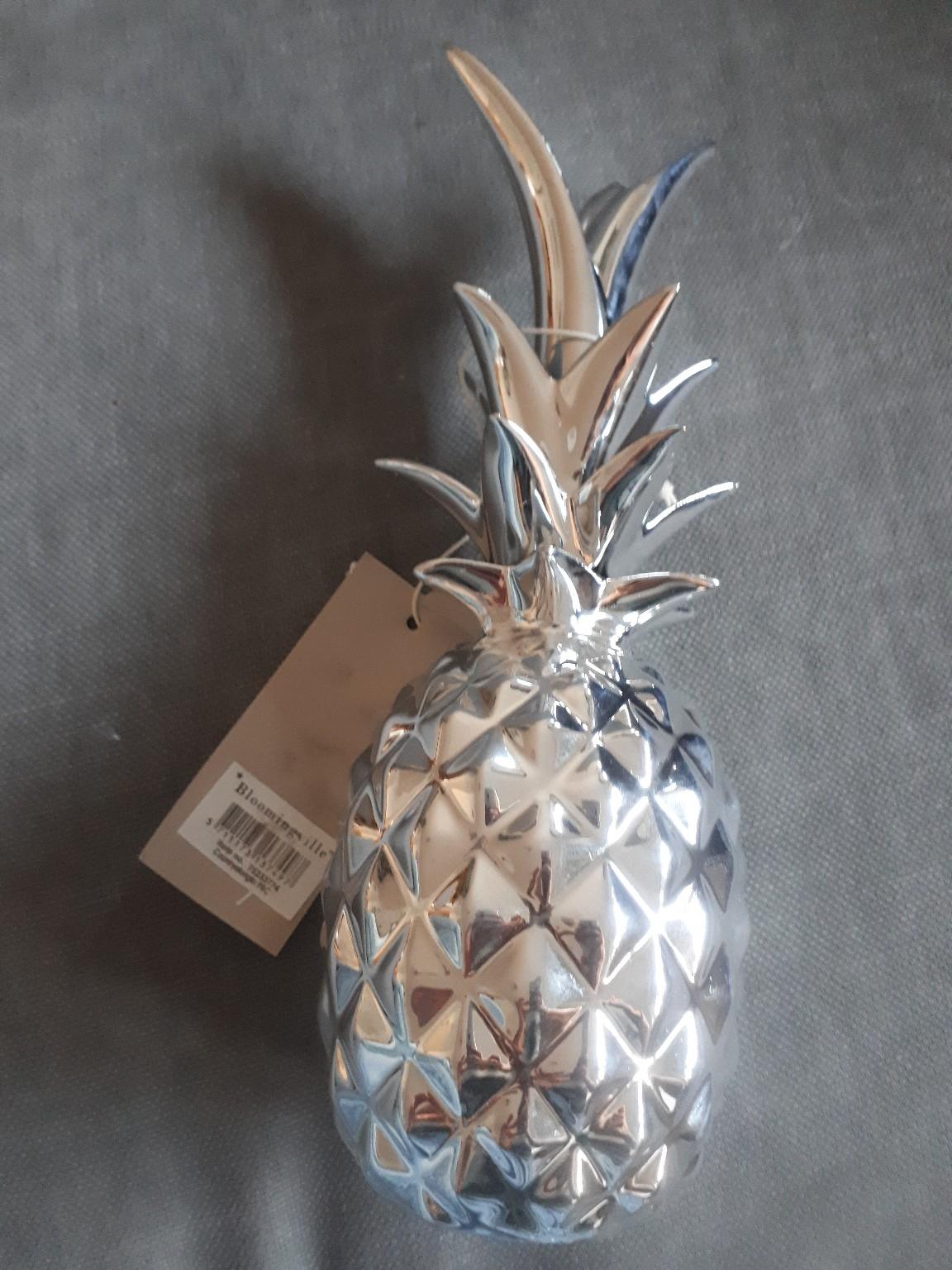 Bloomingville Deko Ananas silber neu in 74072 Heilbronn für 12,00 € zum