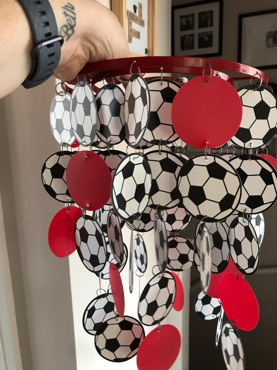 Football pendant light shade in L12 Liverpool for £5.00 for sale Shpock