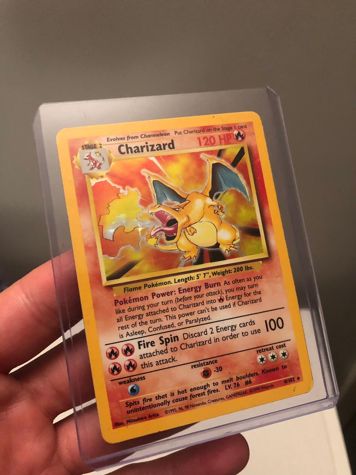 CHARIZARD HOLO BASE SET POKEMON CARD in BS1 Bristol for £