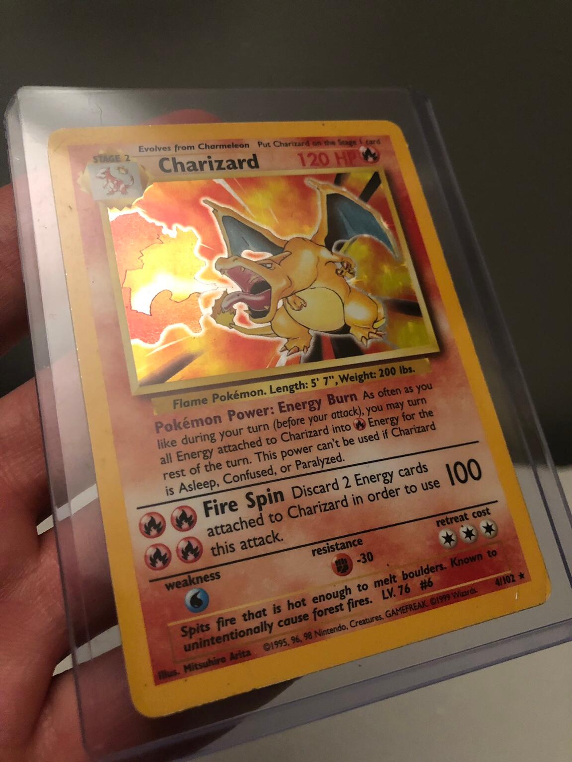 CHARIZARD HOLO BASE SET POKEMON CARD in BS1 Bristol for £
