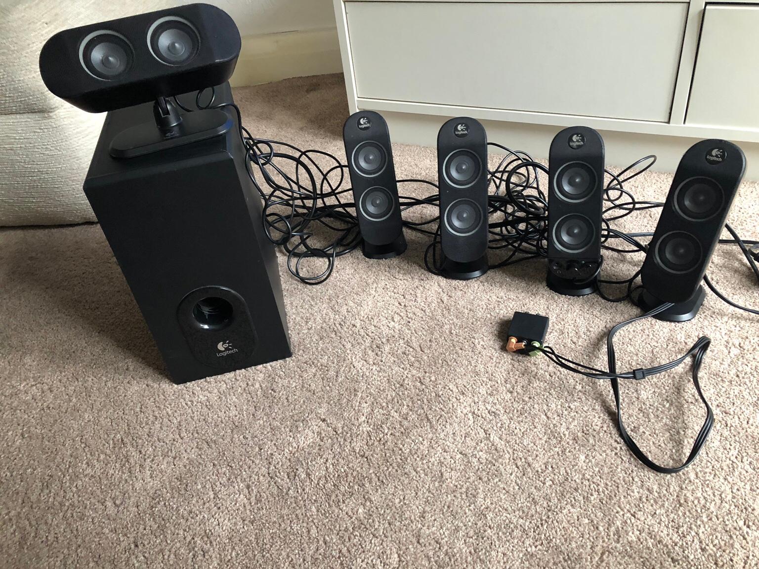 Logitech x530 surround sound system in M25 Salford for £25
