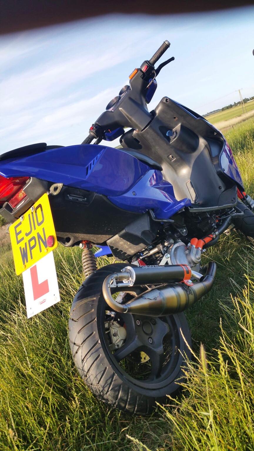 Yamaha aerox 70cc reg as a 50cc in EN3 London for £1,200.00 for sale