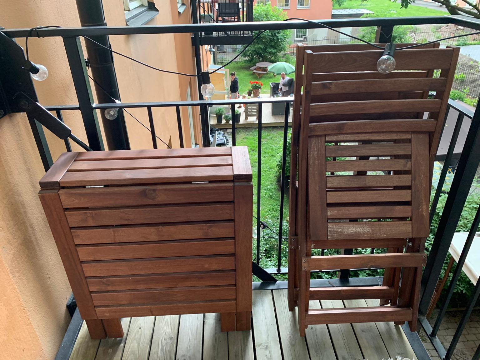 Balkongmöbler Ikea IKEA Äpplarö balkongmöbler in 11218 Stockholm for SEK 800.00 for sale