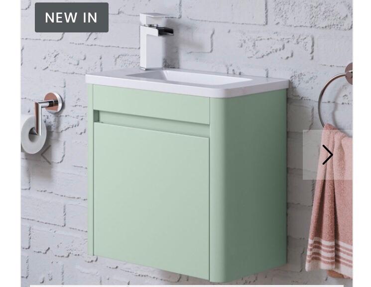 NEWCloakroom Vanity Unit Wall Hung NO SINK! in HP12 for £15.