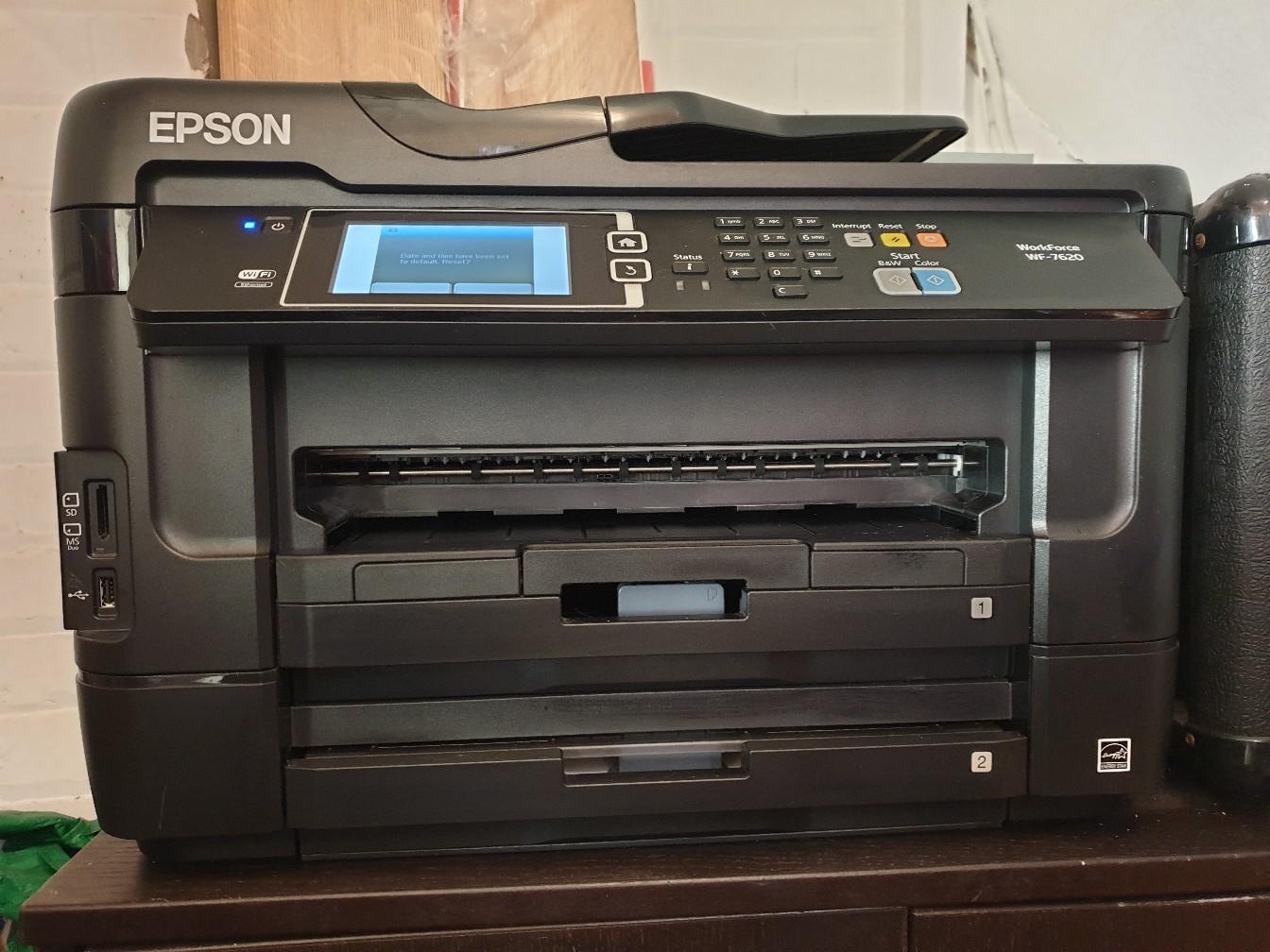 Epson WF7620 Workforce Printer & Scanner in Llanfihangelararth for £