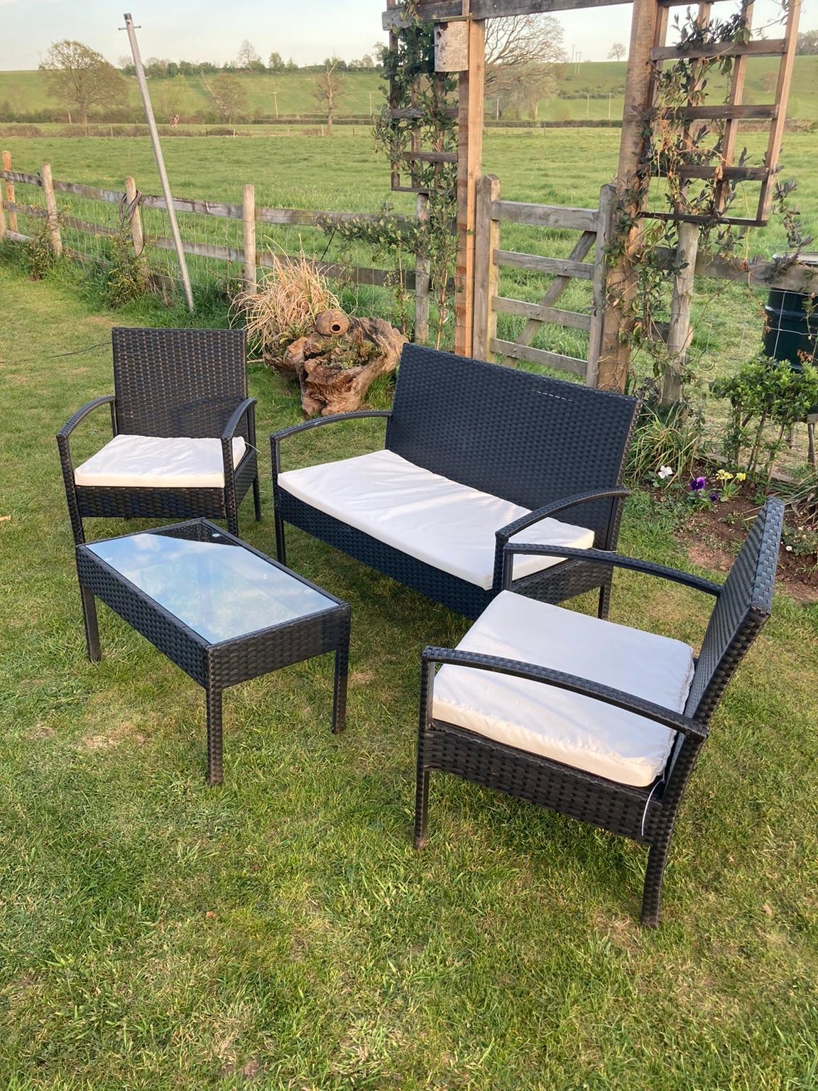 Rattan garden furniture in Wychavon for Â£220.00 for sale Shpock