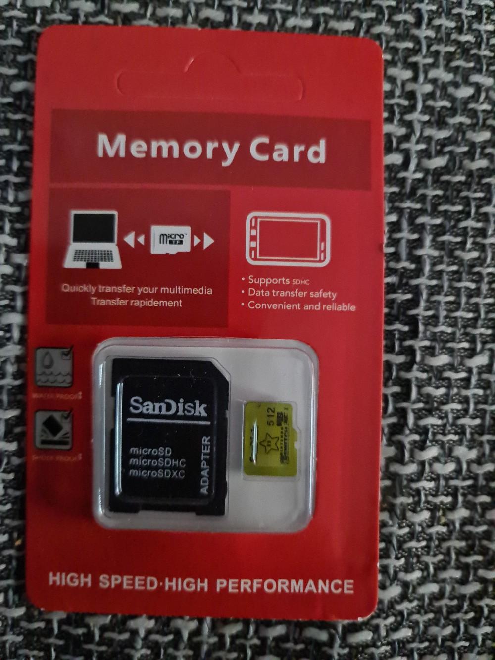 Micro SD 512 GB Nintendo switch Design in 59174 Kamen für 50,00 € zum Verkauf Shpock DE