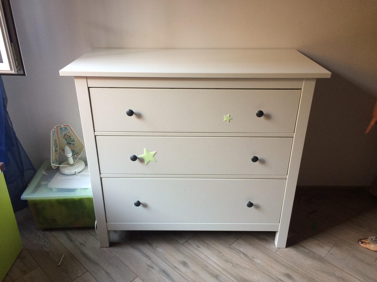 Cassettiera Bianca Hemnes Ikea (fasciatoio) in Roma for €59.00 for sale