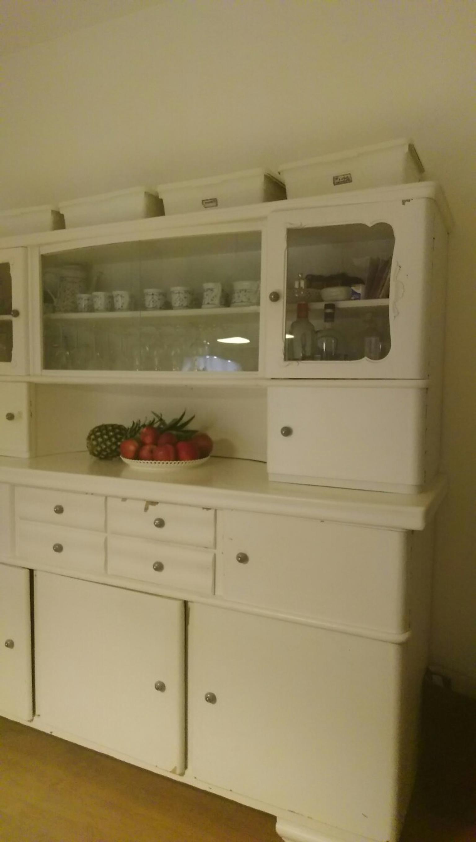 Antikes Küchenbuffet Buffetschrank weiß in 68305 Mannheim für 120,00