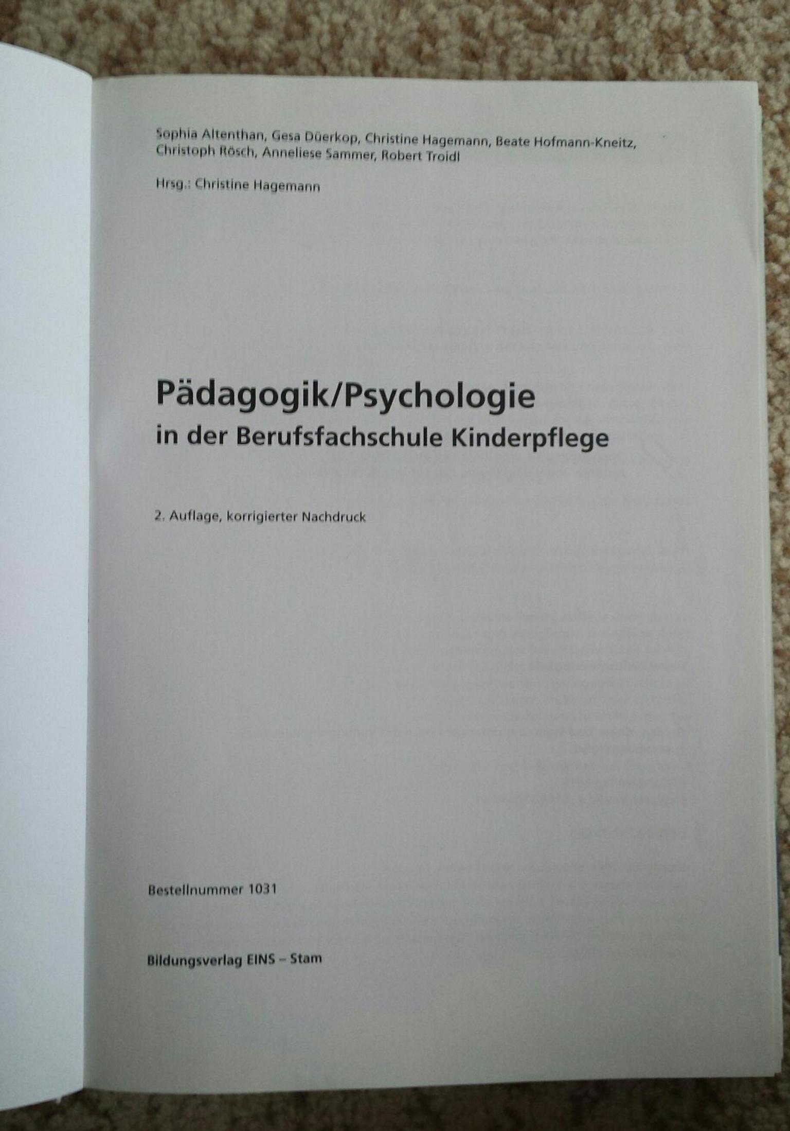 Pädagogik/Psychologie Buch in 87439 Thingers for €8.00 for