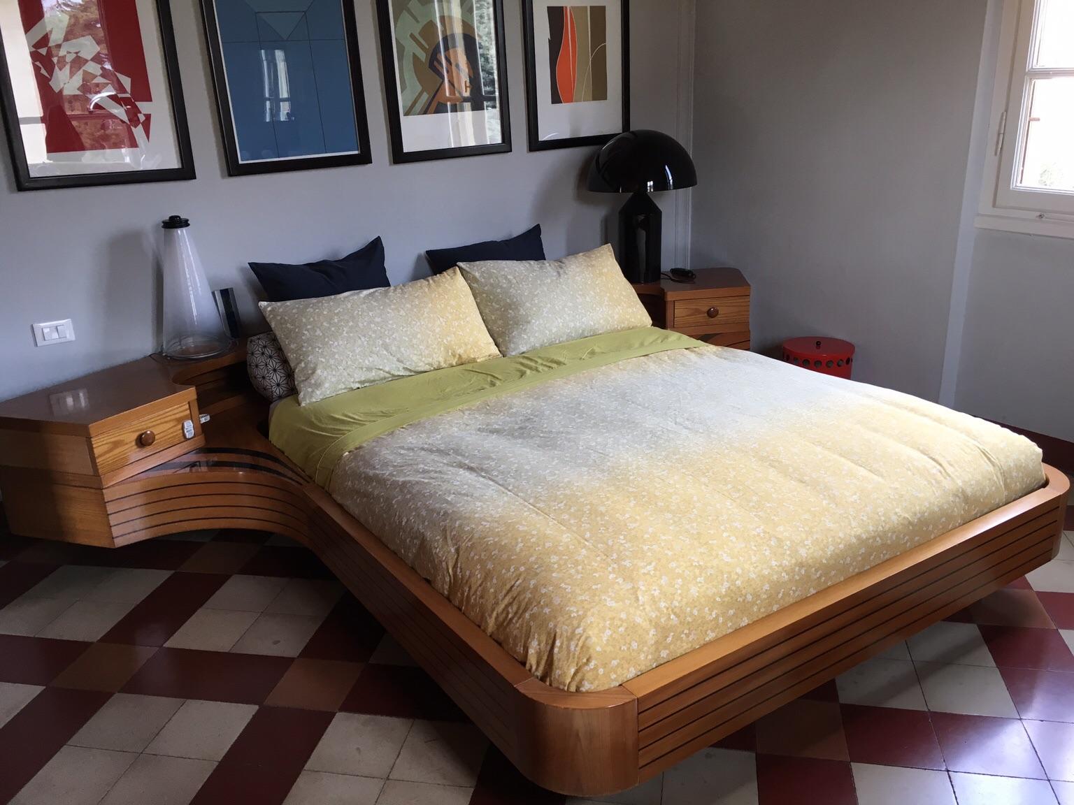 Letto Contenitore Con Testata In Legno Moda Casa Interni Letto