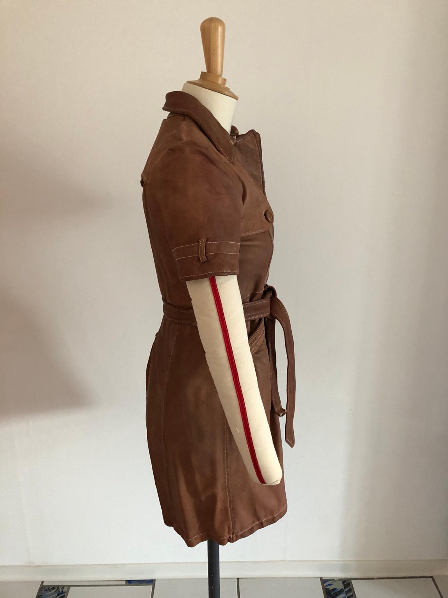 Ledermantel Cognac