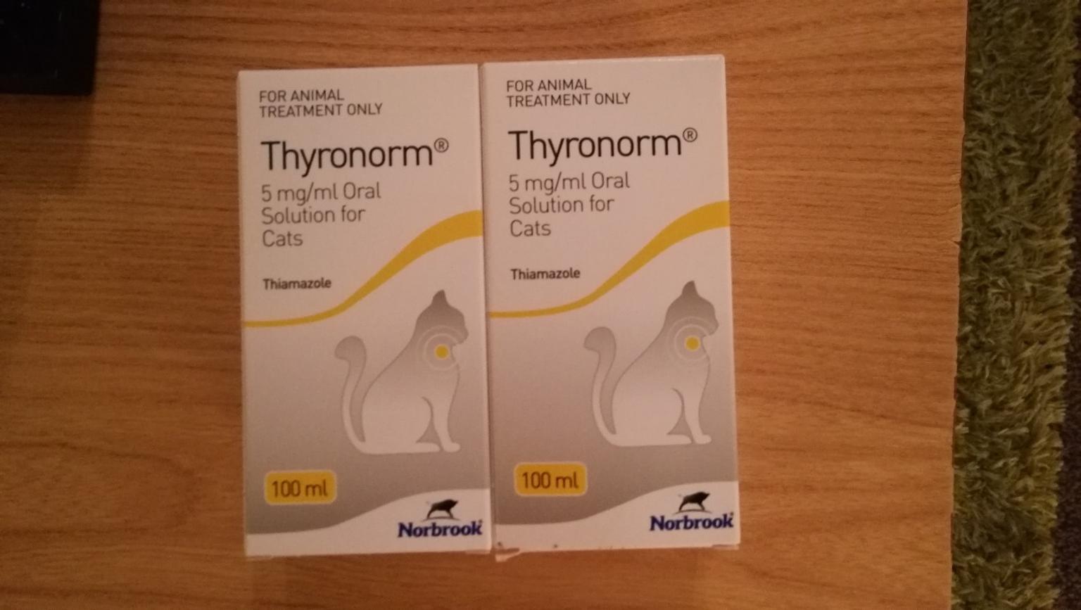 Thyronorm for cats in DY5 Dudley for £50.00 for sale Shpock