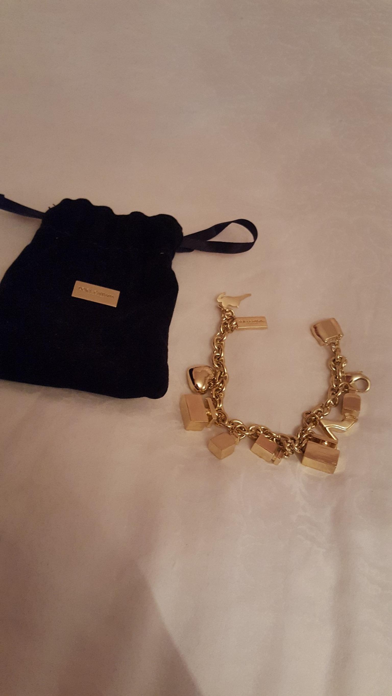 D&G Dolce and Gabbana Gold Charm Bracelet in N5 Islington for £60.00