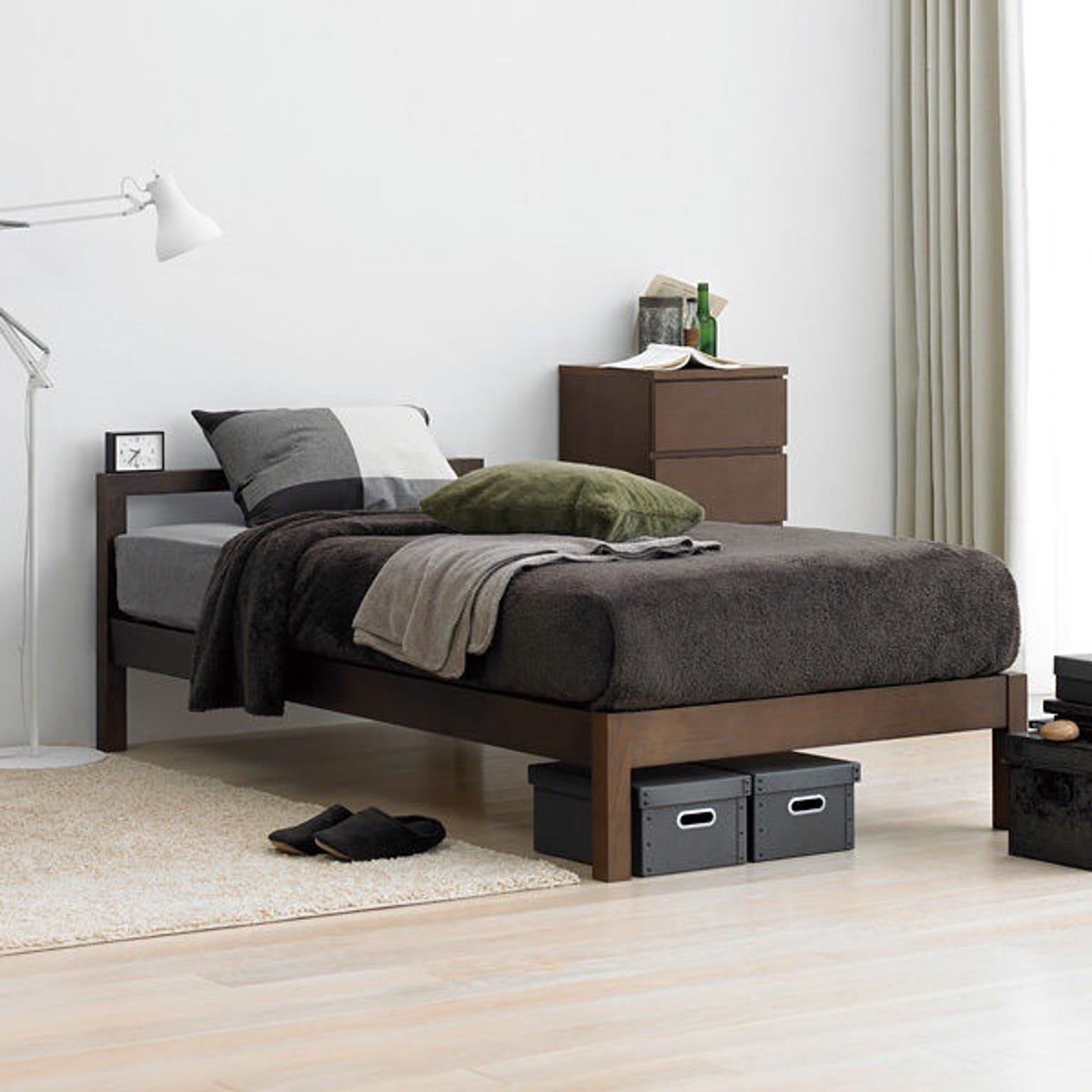 Muji double bed frame in dark ash in SE1 Southwark for £89.00 for sale