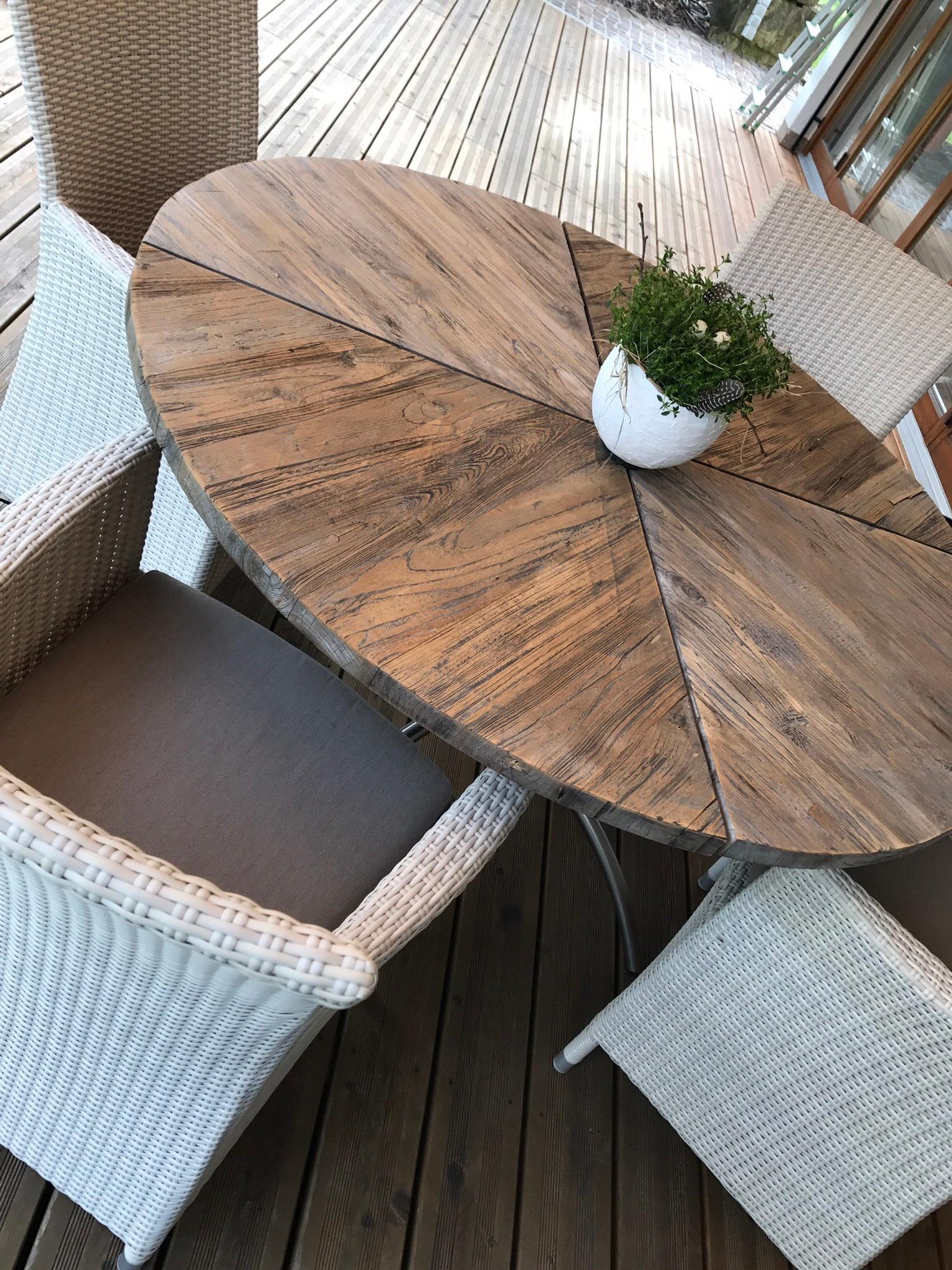 Gartenmobel Set Runder Tisch