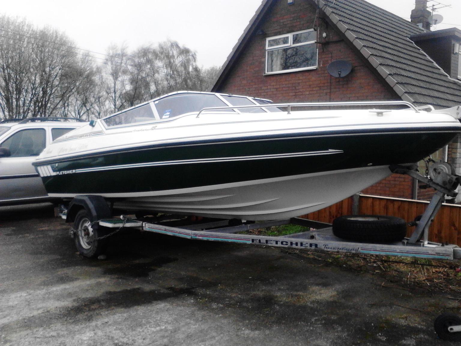 Fletcher Arrow hawk 18 speed boat in LL65 Holyhead for £4,200.00 for