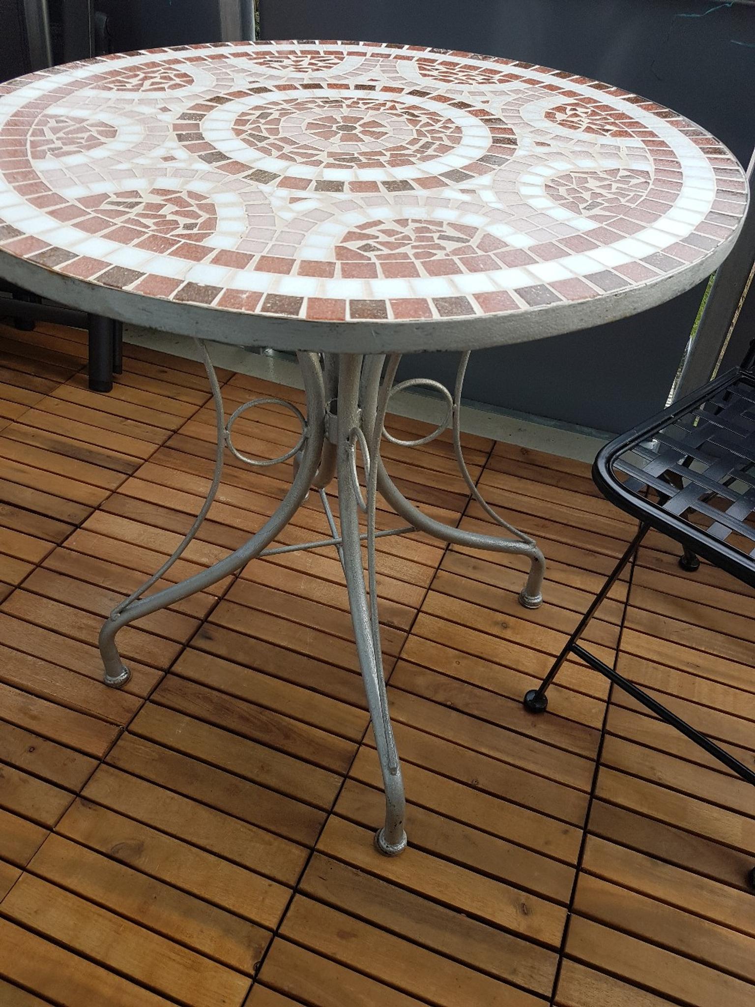 Bistrotisch Mit Stuhlen Mosaik