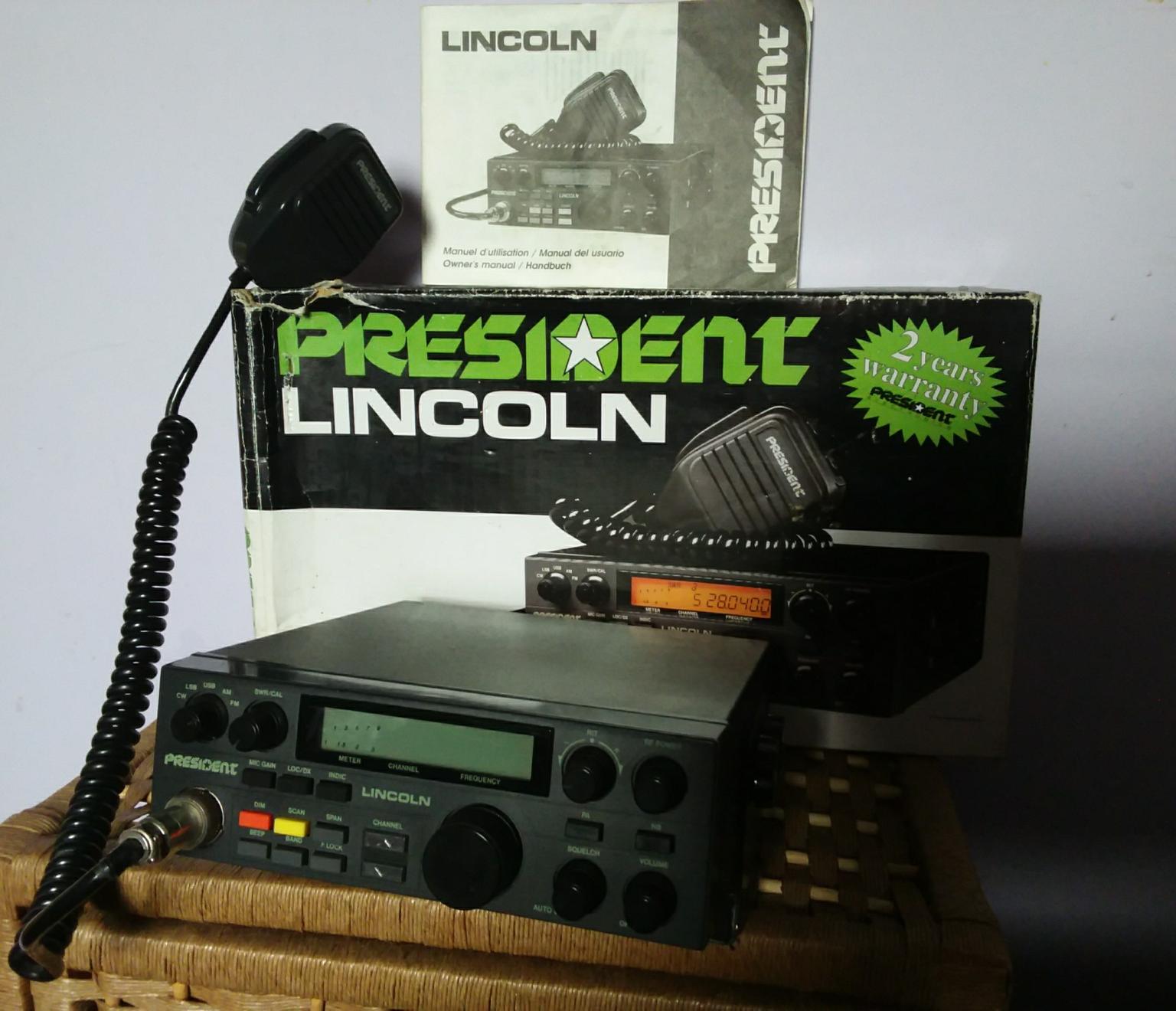 CB Amateur radio PRESIDENT LINCOLN MK1 in PR2 Preston for £150.00 for