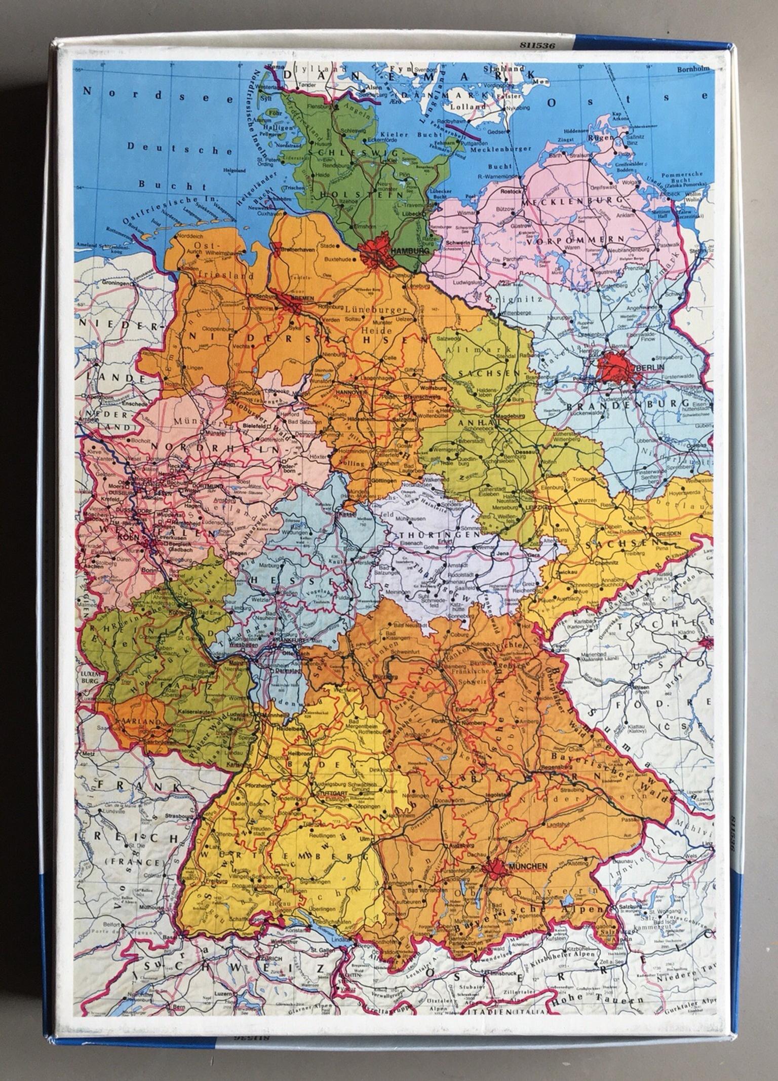 Deutschlandkarte Kaufen Ravensburger Puzzle "Deutschlandkarte" in 5020 Salzburg for €4.00 for