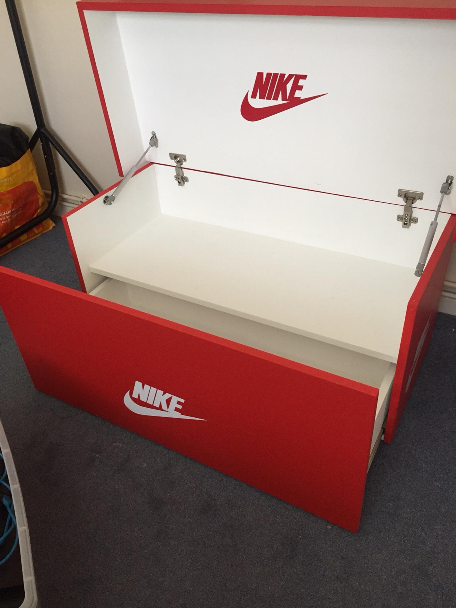 Giant Nike shoe box storage for trainers in East Hampshire