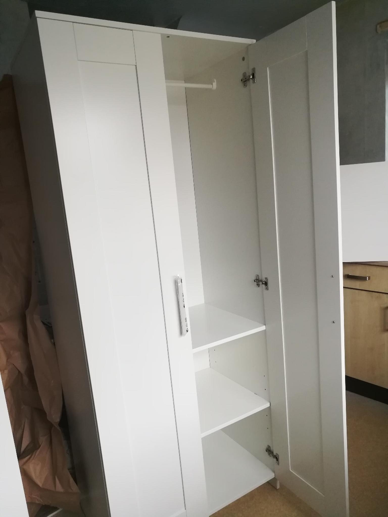 Ikea BRIMNES wardrobe with 2 doors(white) in BD4 Bradford for £45.00