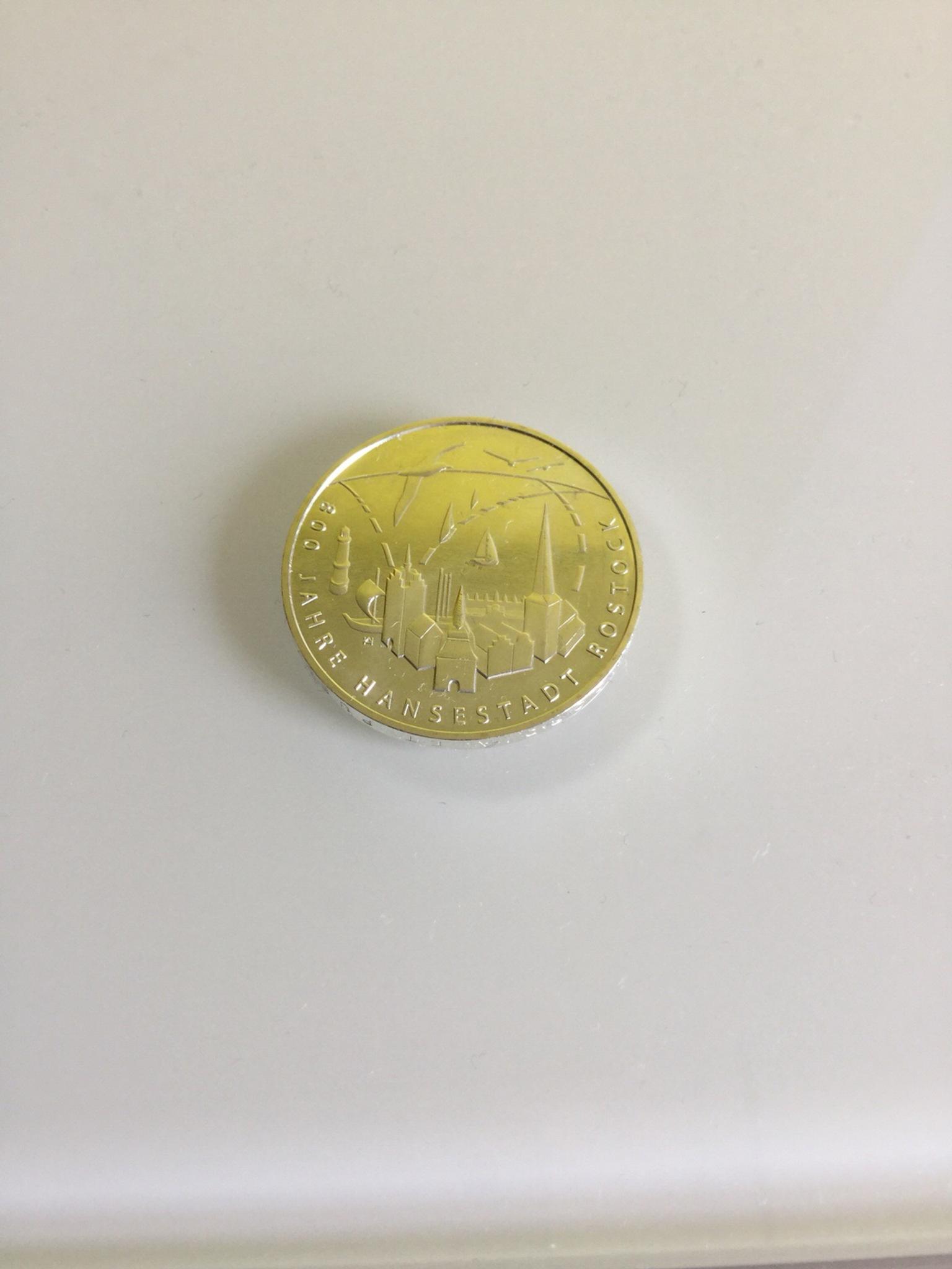 800 Jahre Rostock Munze Gold Münzsammlung