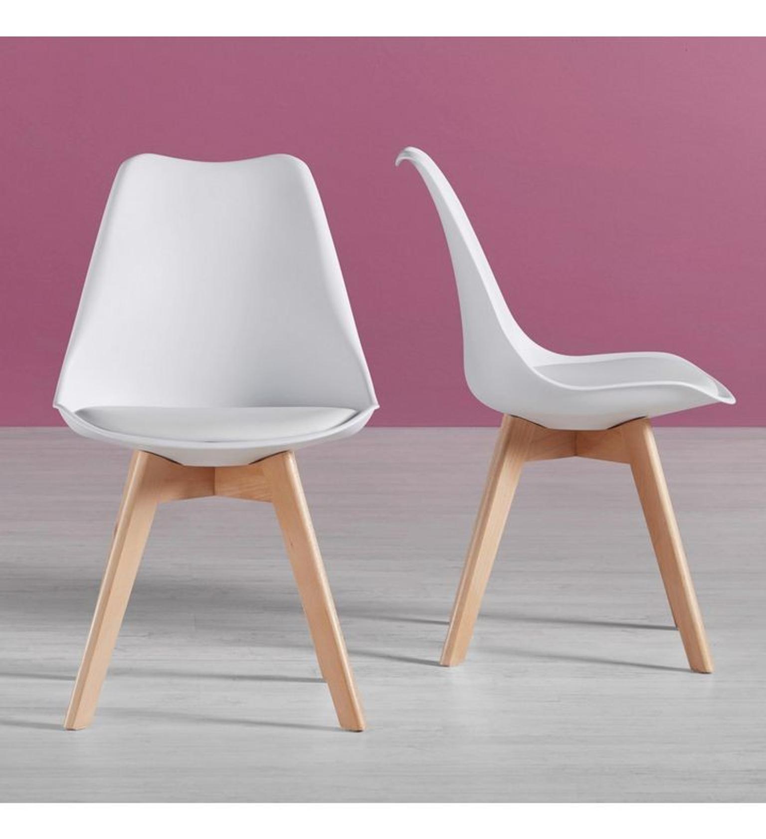 Neu 2x Stuhl weiß skandinavisch Ikea shabby in 21075 Heimfeld for €45.