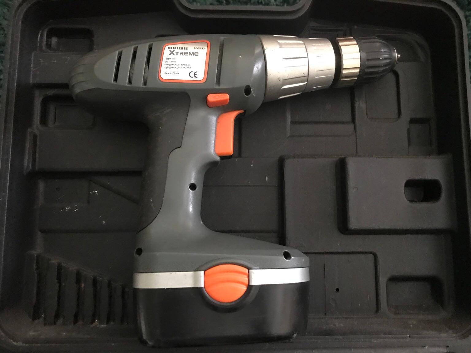Challenge Xtreme Cordless Electric Drill 18v in E8 London for £30.00