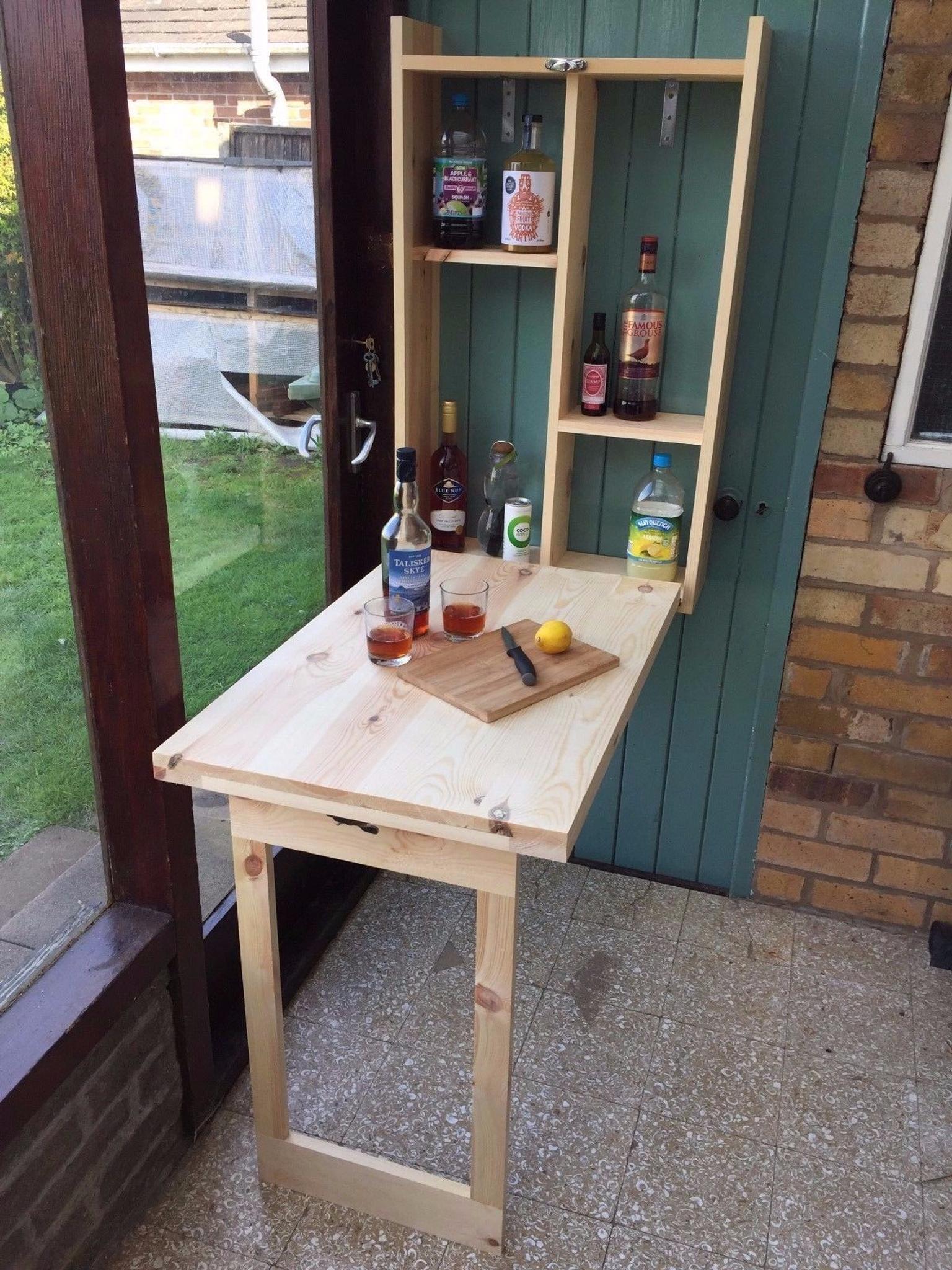 Wall mounted fold Down table / Murphy Bar £75 in NW9 London for £75.00