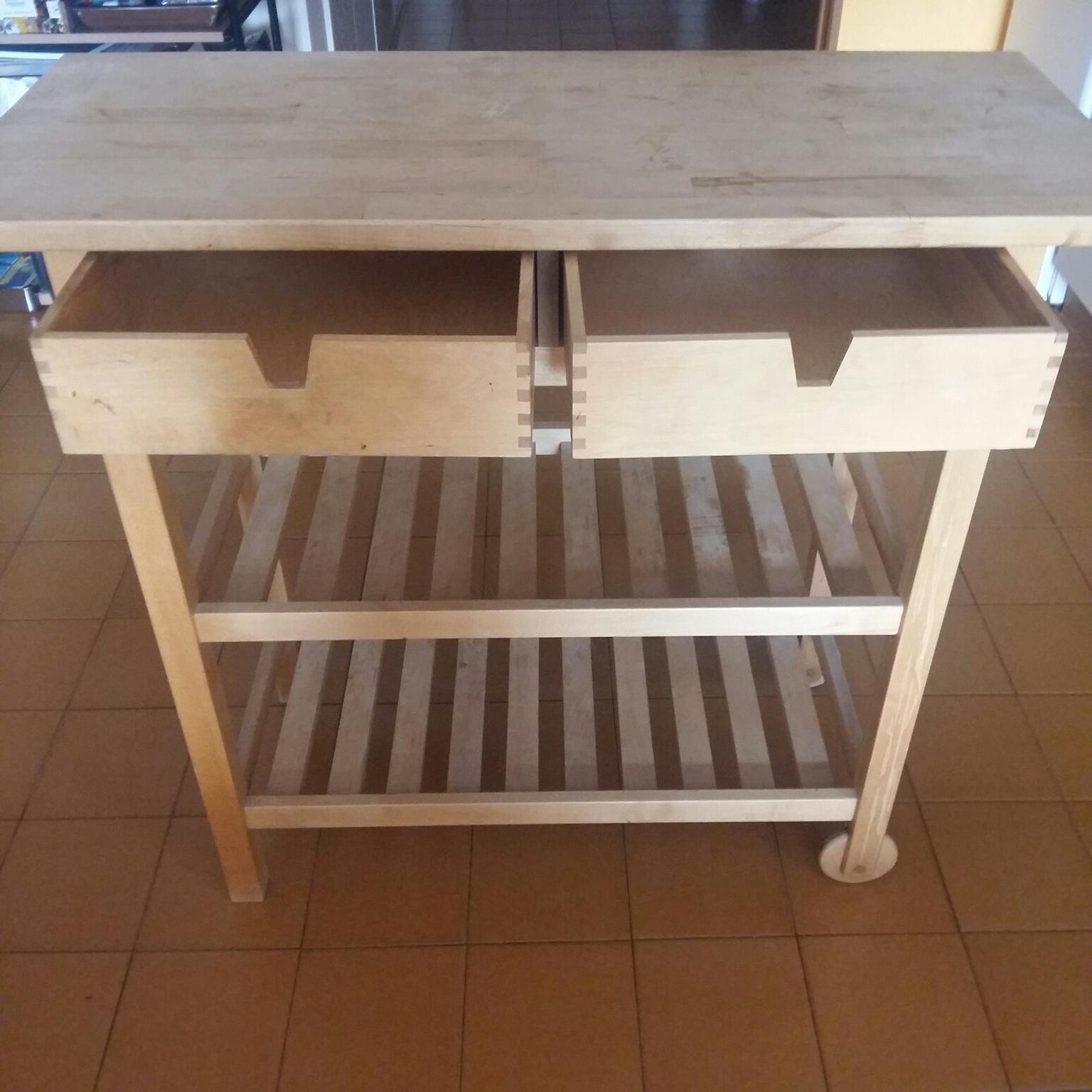 IKEA FORHOJA CARRELLO IN LEGNO DI BETULLA in 20017 Rho für € 30,00 zum