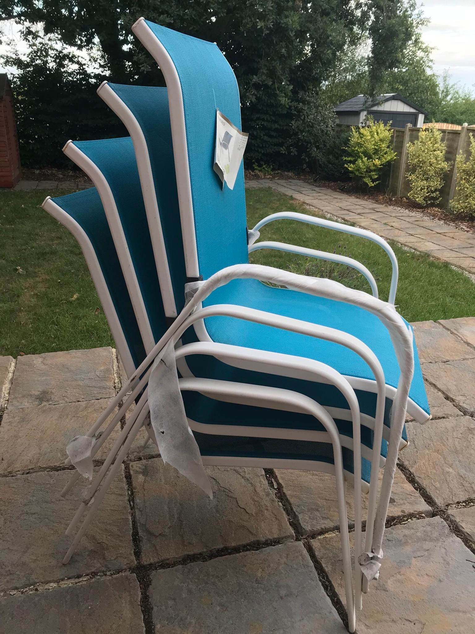 Blue Blooma Janeiro Waterproof Garden Chairs in LS28 Leeds for £40.00