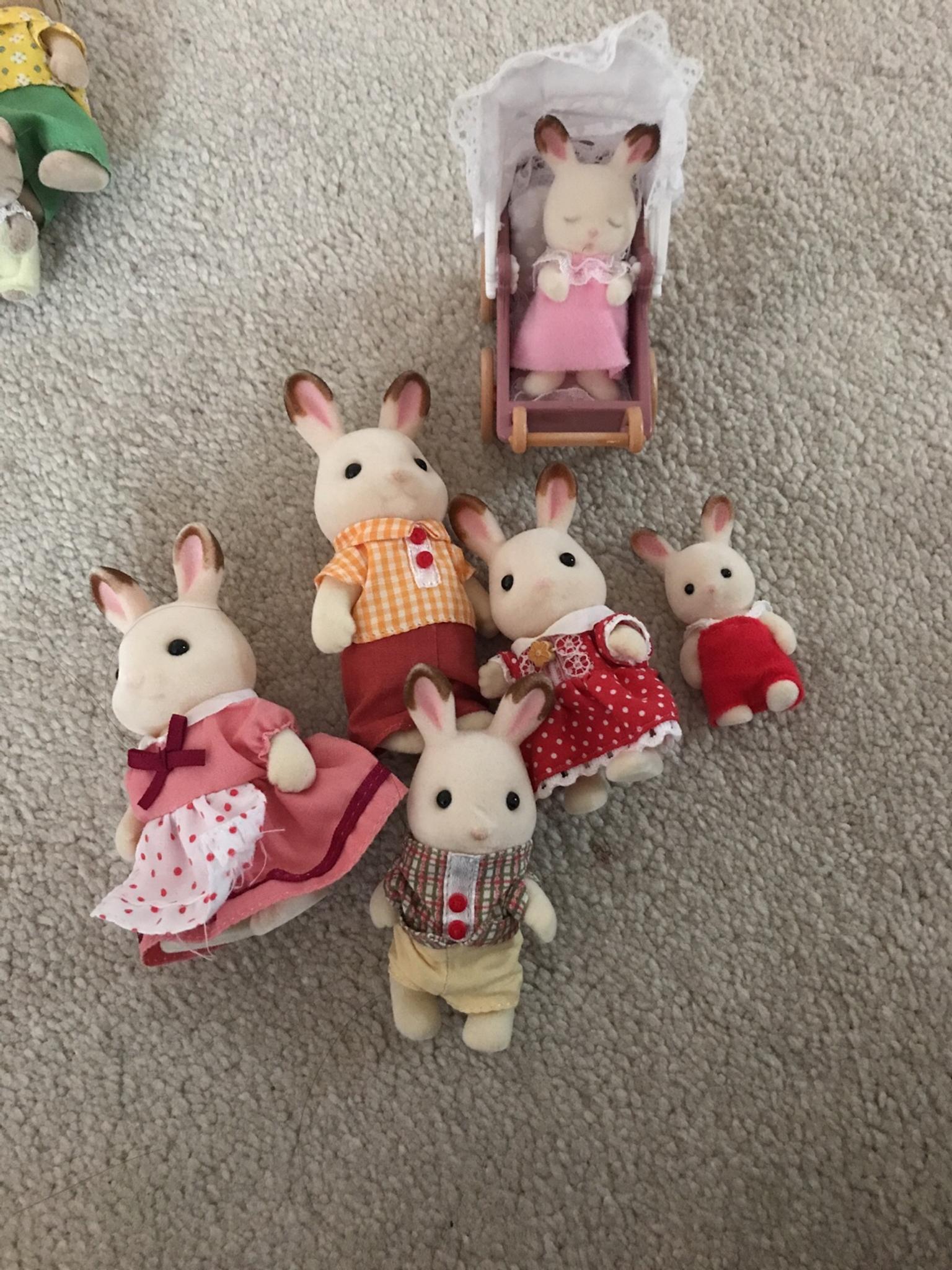 Familie Bild Sylvanian Families White Rabbit Family