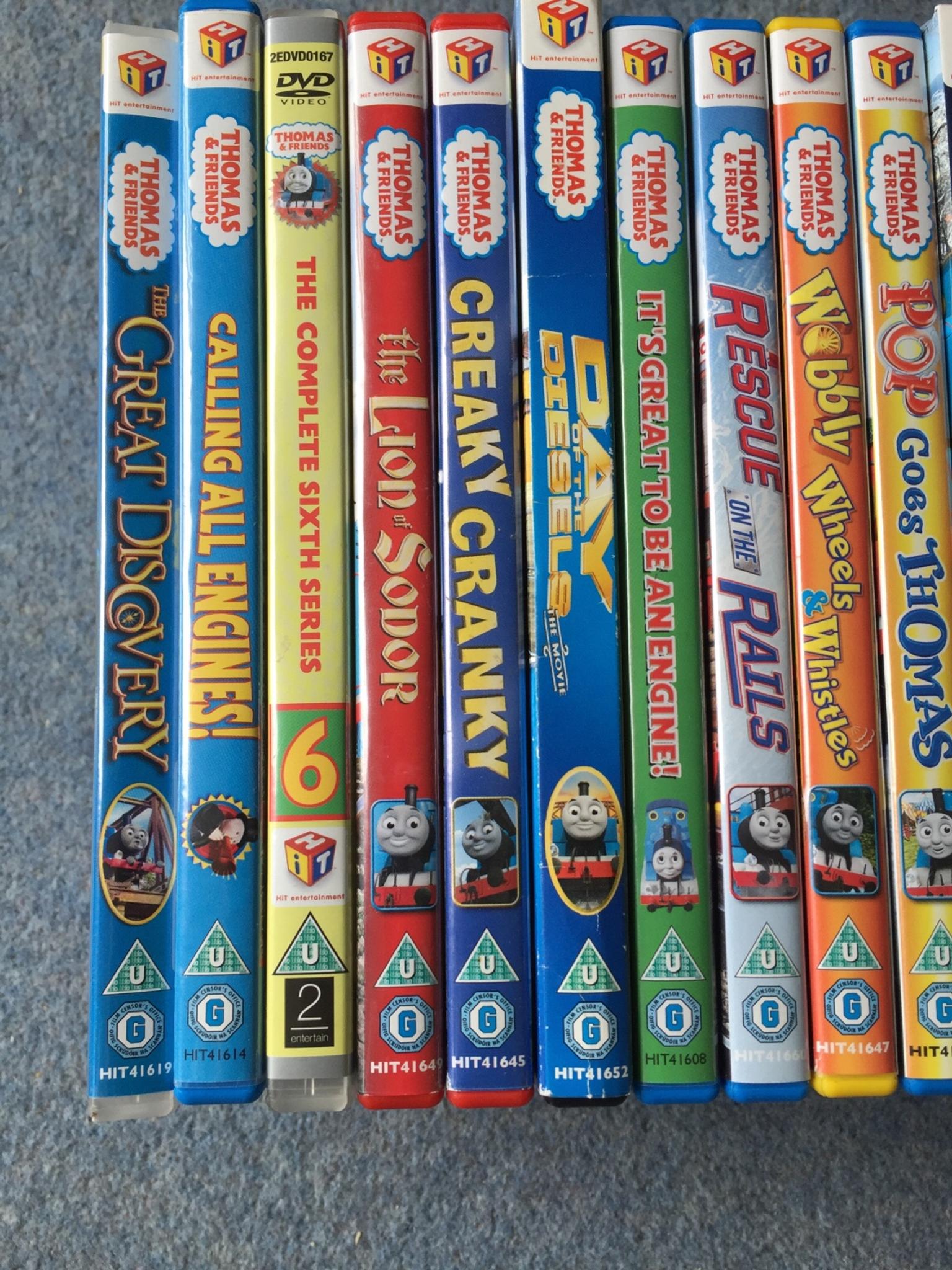 Thomas & friends 20 DVD collection 75p each! in Castle Point for £15.00