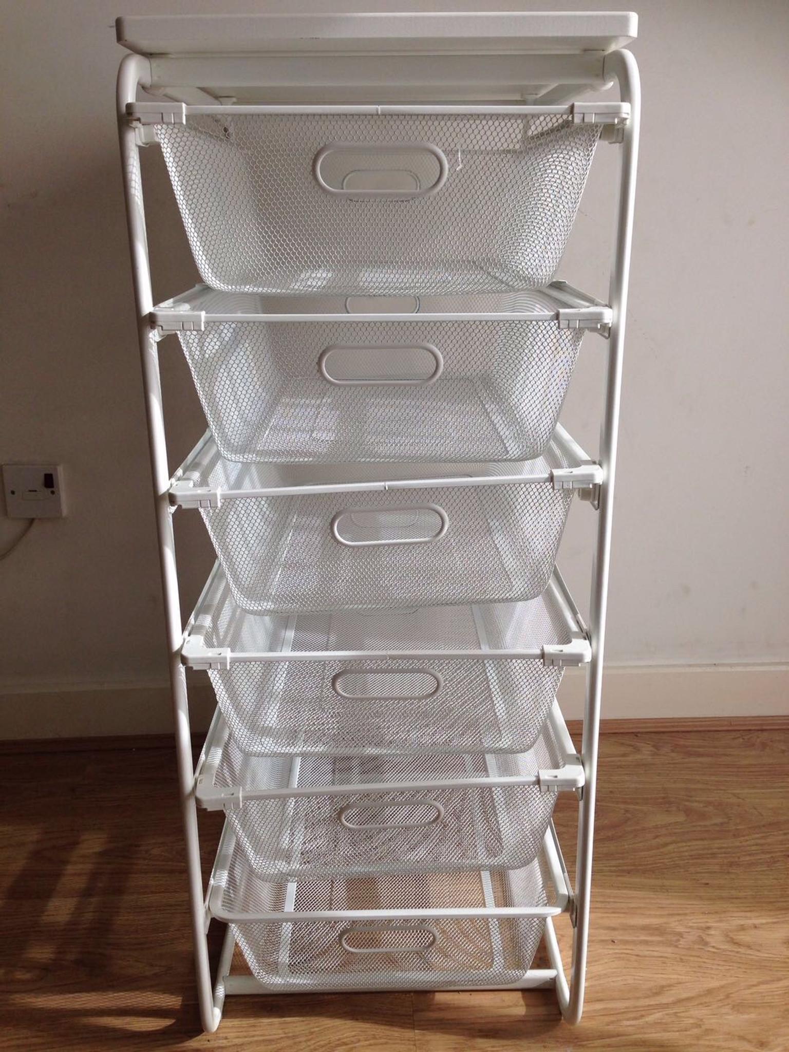 IKEA ALGOT storage 6 mesh baskets & frame in ST5Lyme for £30.00 for