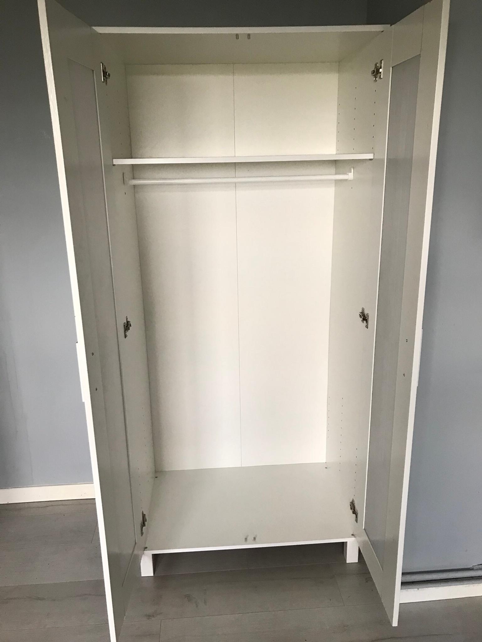 Ikea Aneboda Wardrobe White 81 x 180cm USED in E2 Hamlets for £25.00