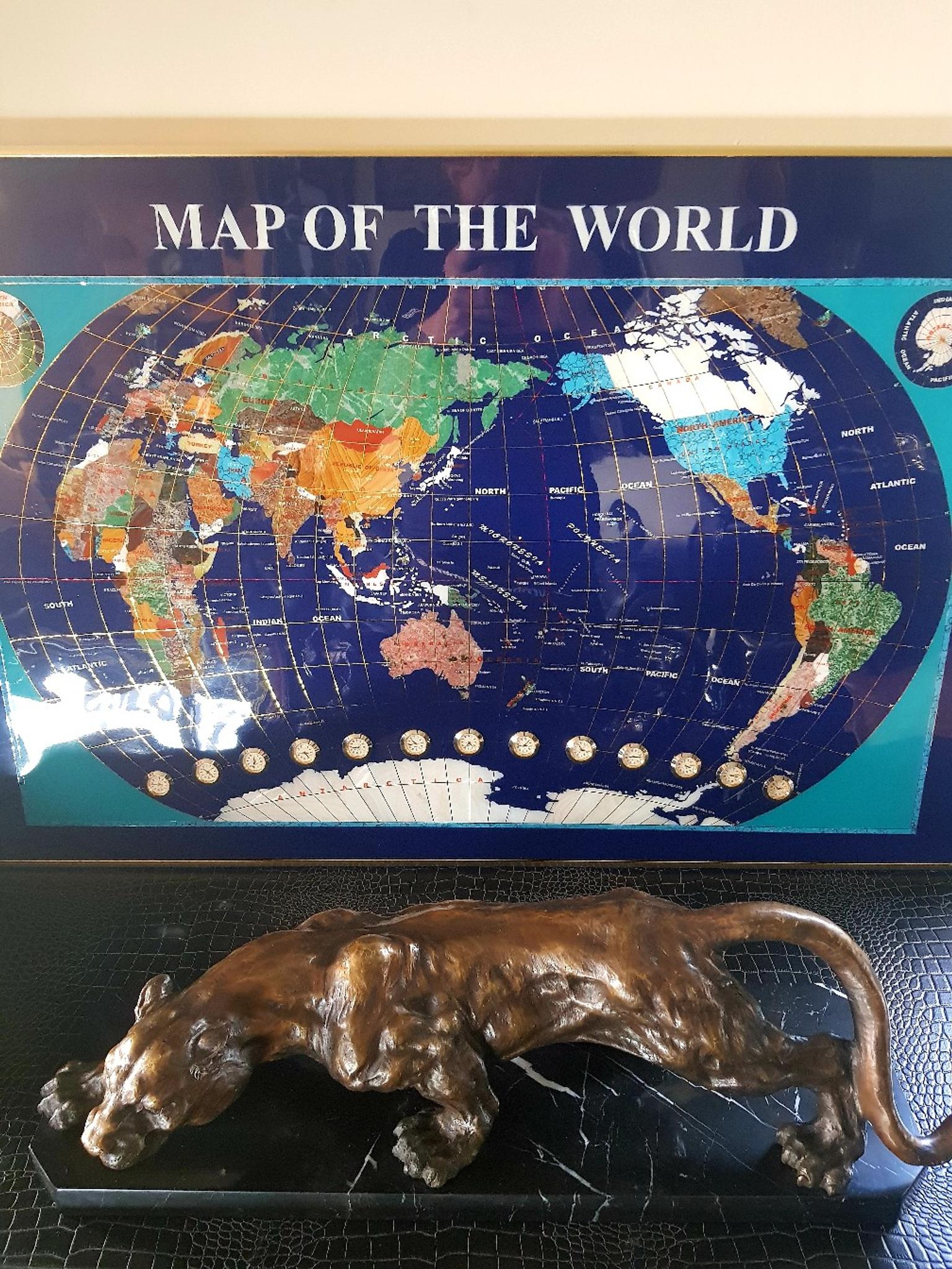Vintage Gemstone Map of the World in M11 Manchester for £280.00 for