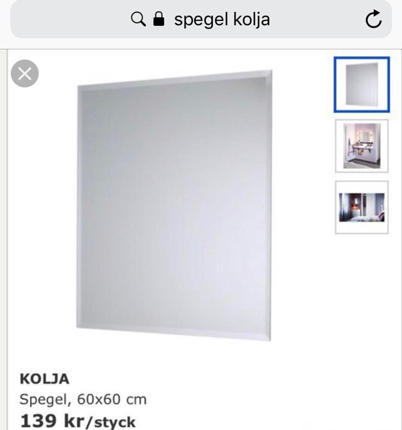 Industrispegel Ikea Spegel Ikea in 214 33 Malmö for SEK 60.00 for sale Shpock