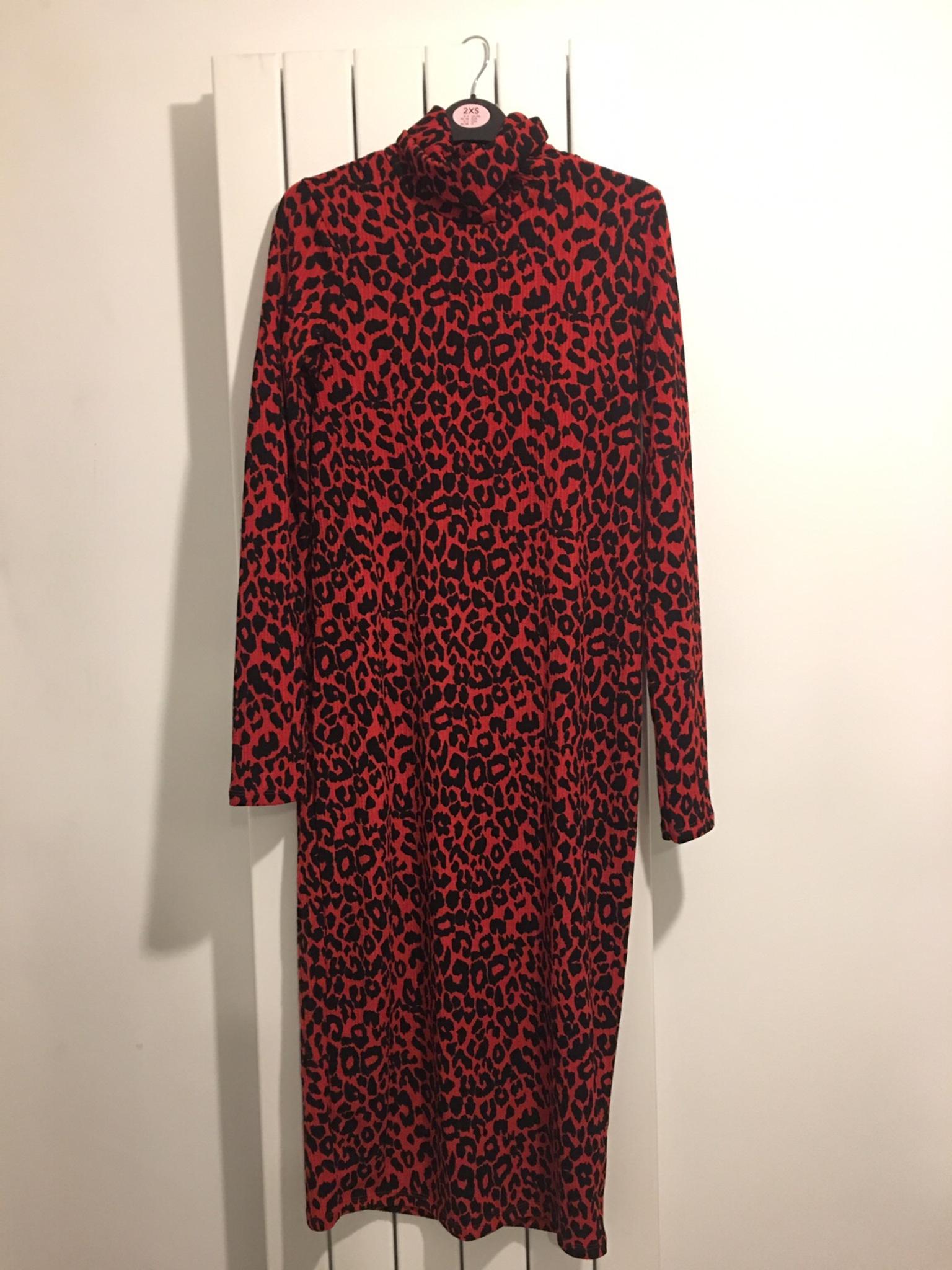Zara size M, leopard print dress in GL51 Cheltenham for £15.00 for sale