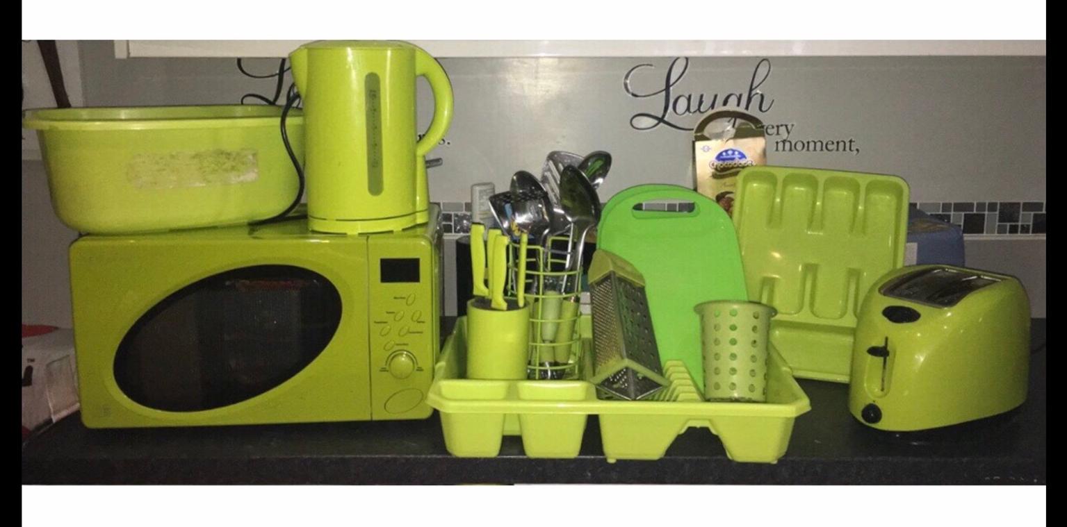 38 Inspirasi Populer Lime Green Kitchen Set
