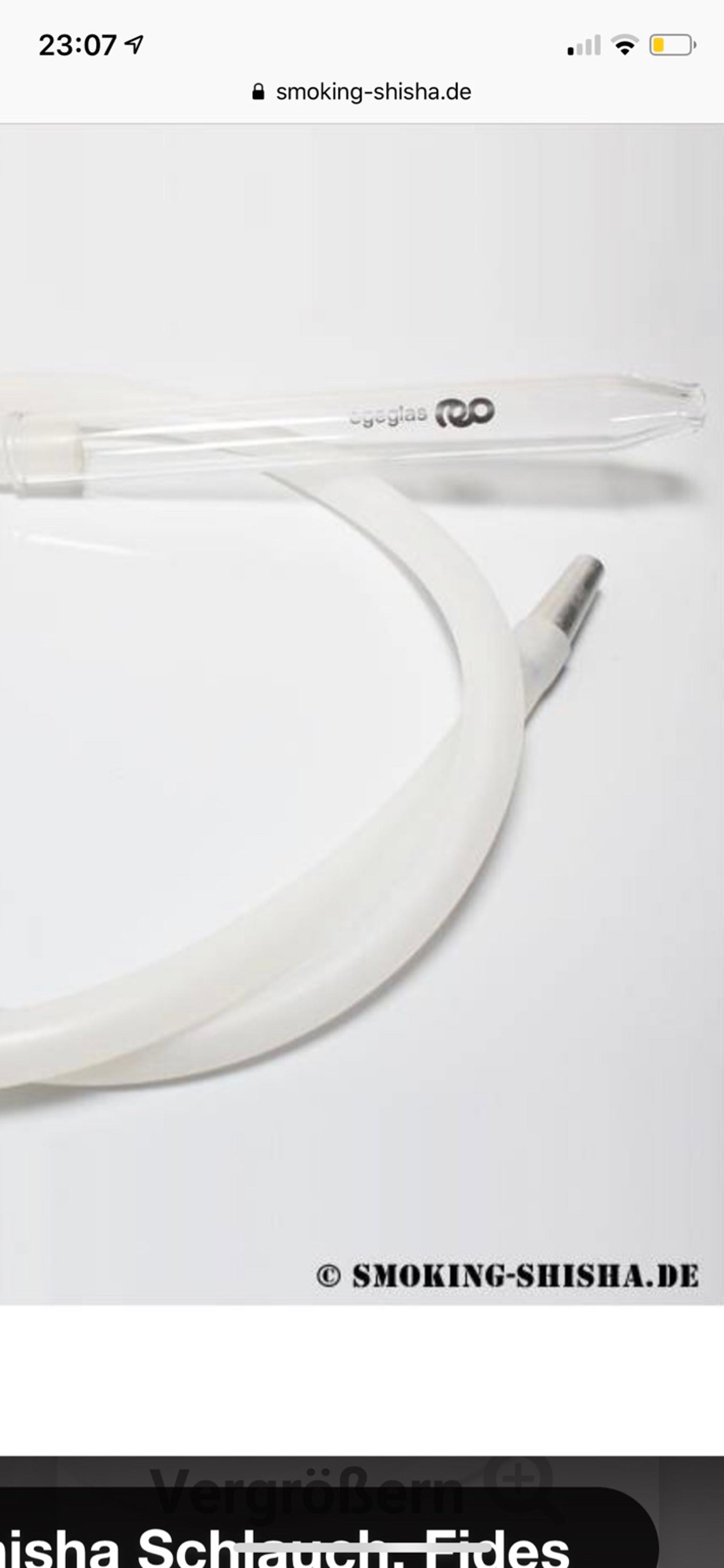 Egeglas Shisha Schlauch Mundstück in 55758 Hellertshausen für 13,50