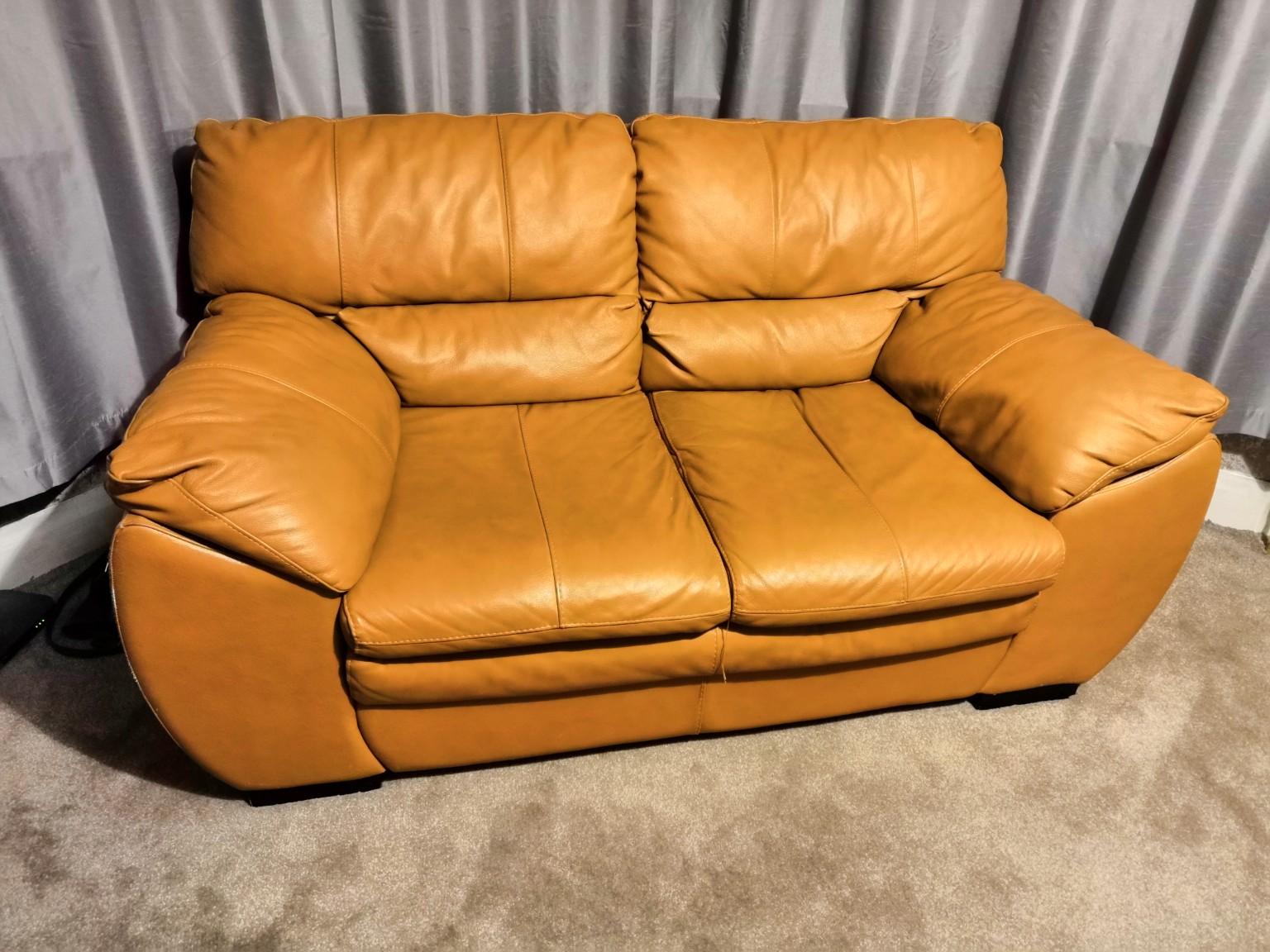Dfs Tan Leather Sofa Bed Baci Living Room