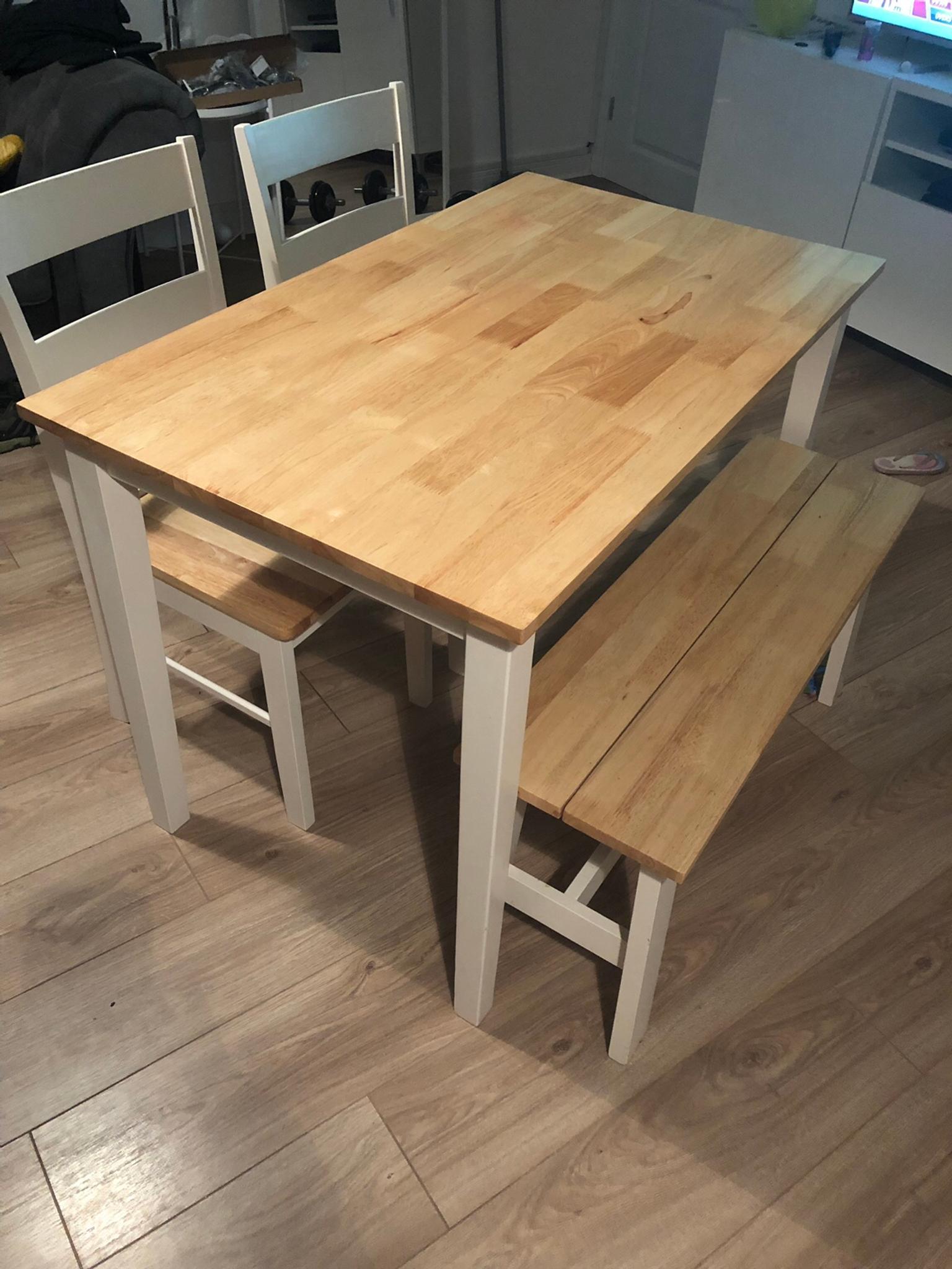 Same day delivery 7 days a week £3.95, or fast store collection. Argos Chicago Dining Table Bench And 2 Chairs In Hoo St Werburgh For 80 00 For Sale Shpock