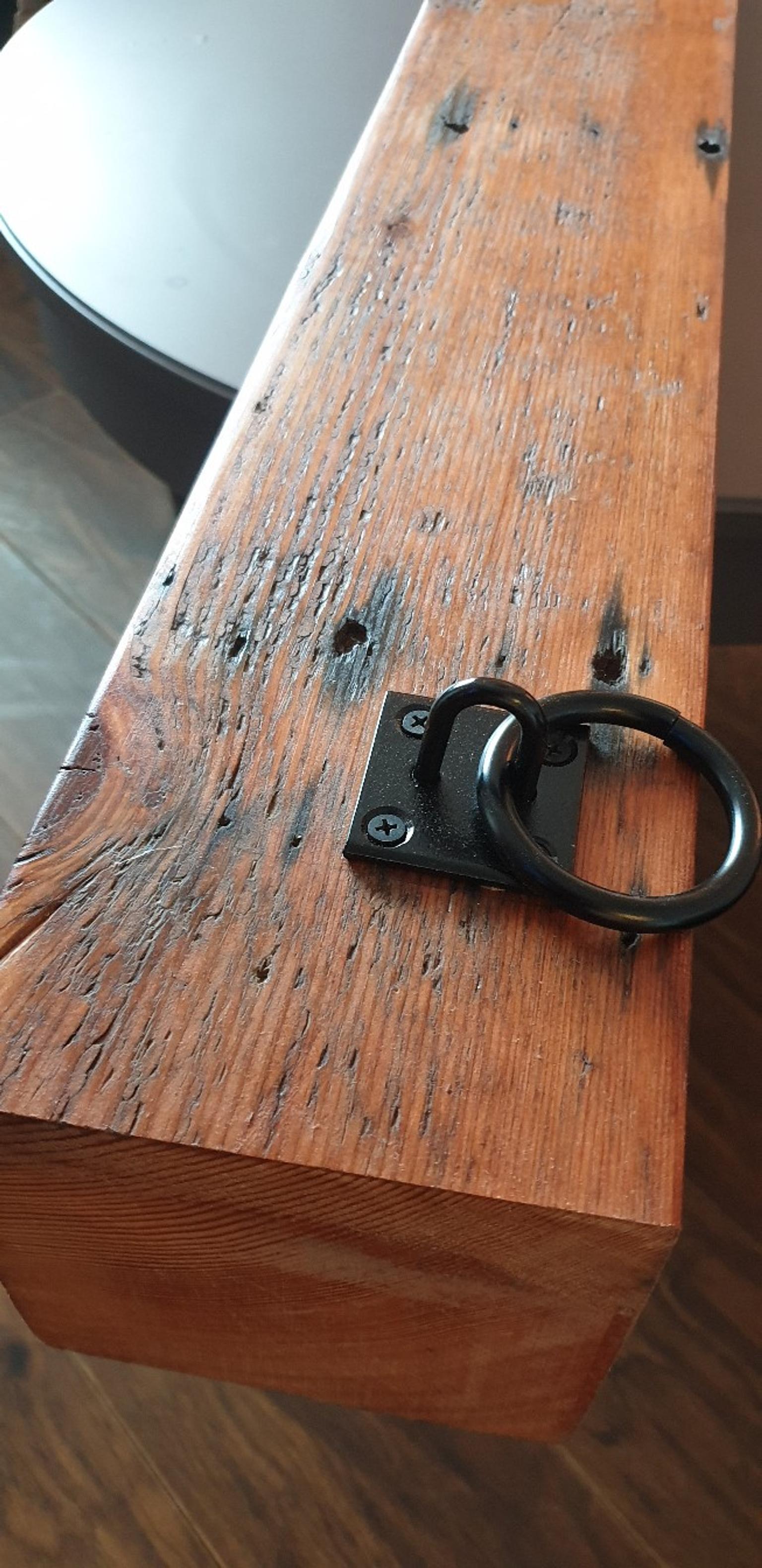 Big Oak Beam Shelf With Rustic Brackets in Stockport for £80.00 for