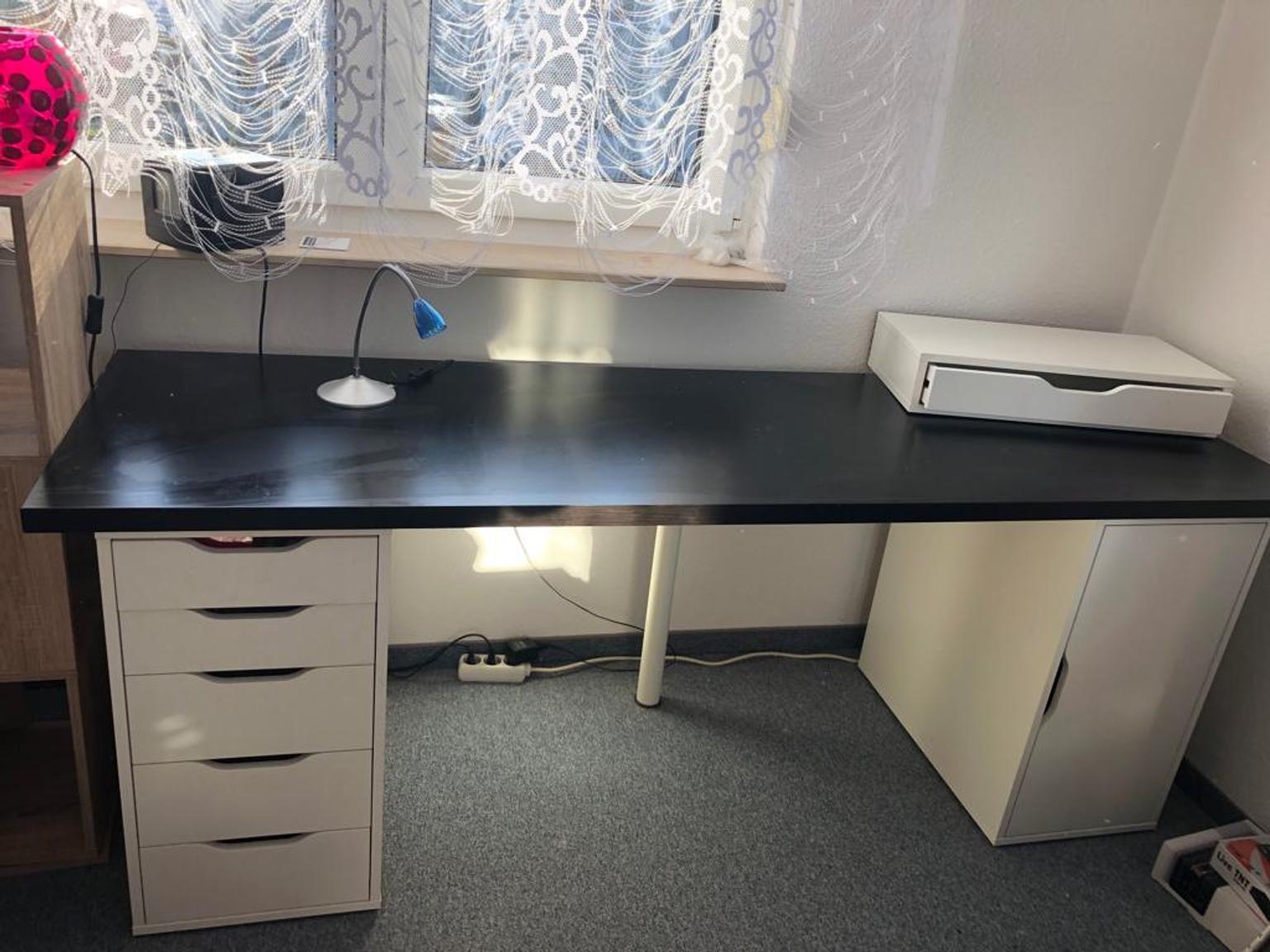 Ikea Schreibtisch Schwarz Riraikou