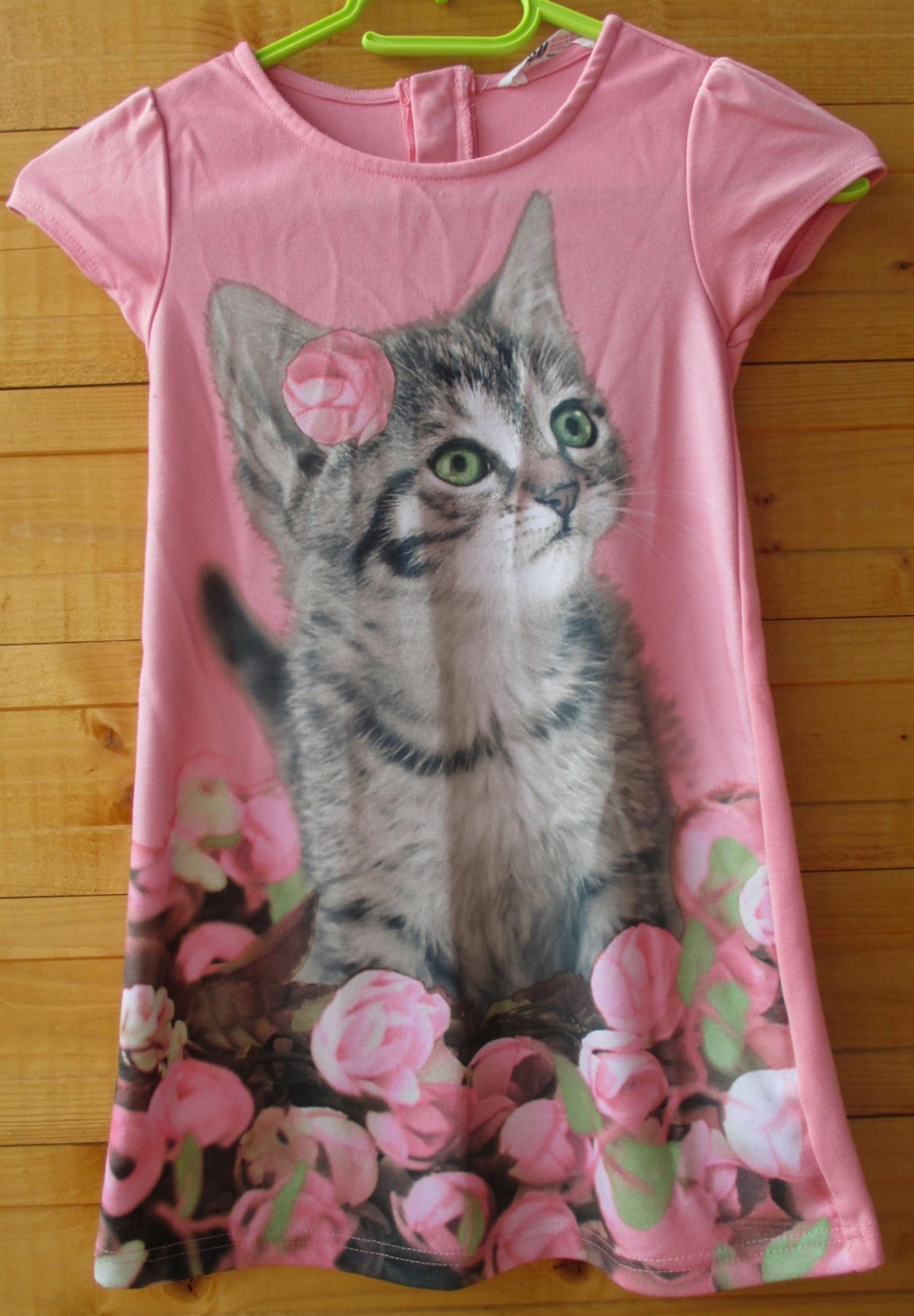 Katzen Kleid von H&M Gr.116 traumhaft süß in 74889 Sinsheim für 6,00